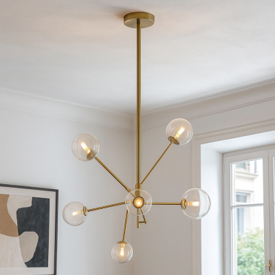 Design lampa wisząca złota, Kaily