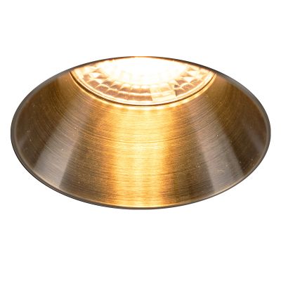 Aluminiowa oprawa sufitowa wpuszczana trimless brązowa, Sanaz