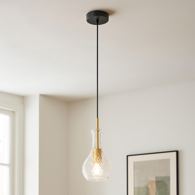 Design lampa wisząca przezroczysta, Danny