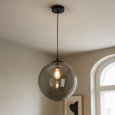 Design lampa wisząca czarna, Dolf