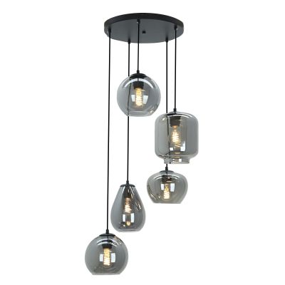 Nowoczesna lampa wisząca szara, Caia
