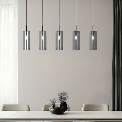 Nowoczesna lampa wisząca szara, Gaya