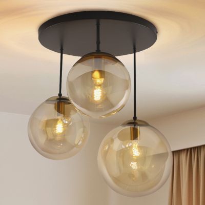 Design lampa sufitowa bursztynowa, Dolf