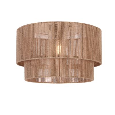Rustykalna lampa sufitowa brązowa, Selena
