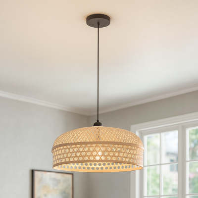 Bambusowa lampa wisząca brązowa, Jennifer