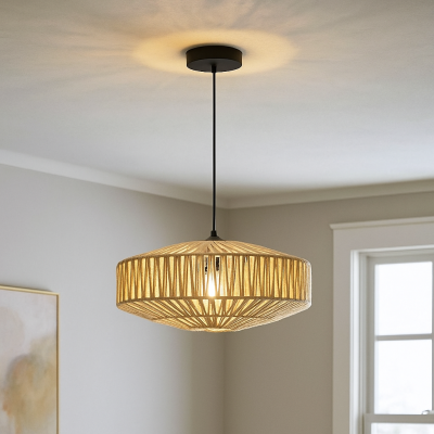 Rustykalna lampa wisząca brązowa, Selena