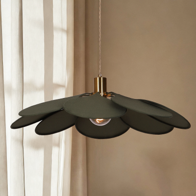 Rustykalna lampa wisząca zielona, Nena