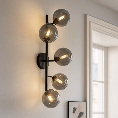 Design kinkiet szary, Remo