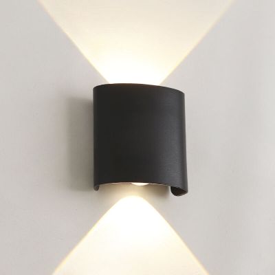 Aluminiowa lampa zewnętrzna czarna, Marcio, 2W, 3000K LED, IP54