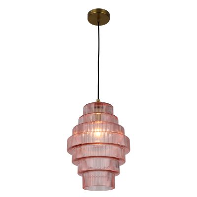 Retro lampa wisząca różowa, Paris