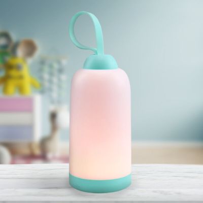 Plastikowa lampka nocna dla dzieci niebieska, Esper, 3W, 3000K LED, ściemniana w 3 krokach