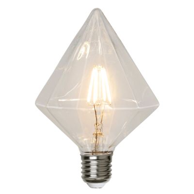 Diamentowa lampa LED E27 Finley, 3,2 W, 2700 K (bardzo ciepła biel)