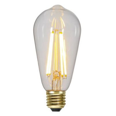 3-stopniowy ściemnialny filament E27 ST64 Edison, 6,5w ekstra atmosferyczny biały (2100k)