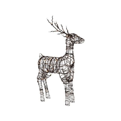 Renifer bożonarodzeniowy z 64 diodami LED do użytku na zewnątrz