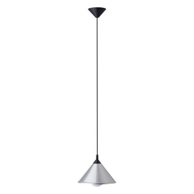 Plastikowa lampa wisząca szara, Brit