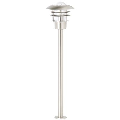 Metalowa lampa zewnętrzna chromowana, Ajlina, IP44