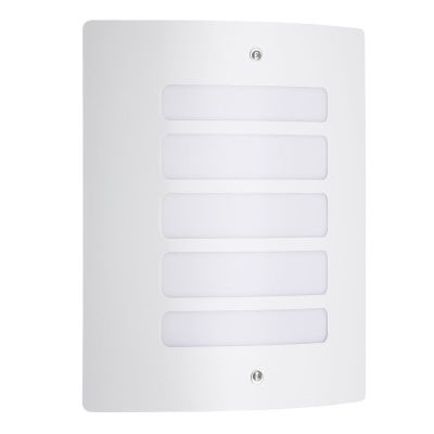 Metalowa lampa zewnętrzna biała, Alea, IP44