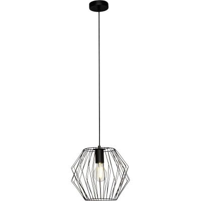 Industrialna lampa wisząca czarna, Alvina