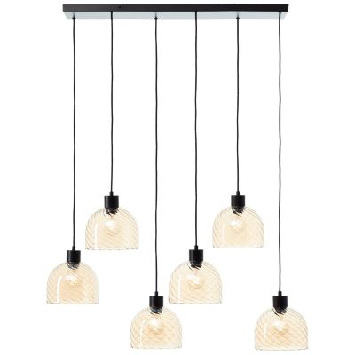 Retro lampa wisząca bursztynowa, Ubah