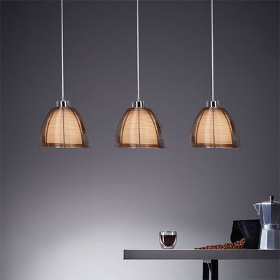 Nowoczesna lampa wisząca brązowa, Amela