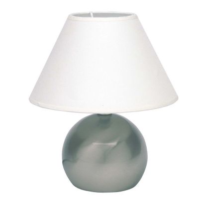 Metalowa lampa stołowa chromowana, Robijn, z dotykowy ściemniacz