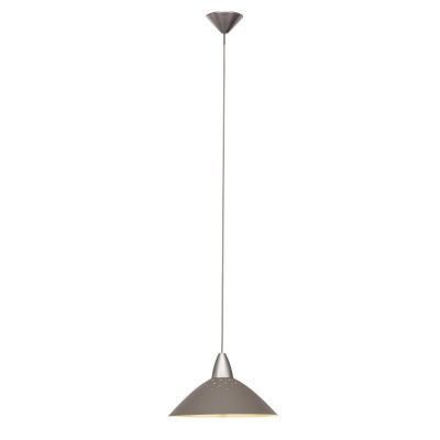Plastikowa lampa wisząca szara, Feline