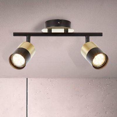 Nowoczesna lampa sufitowa mosiądz, Cato