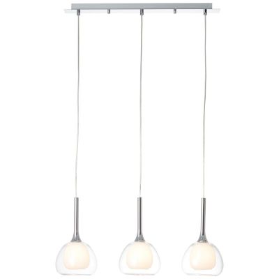 Nowoczesna lampa wisząca chromowana, Emmelien