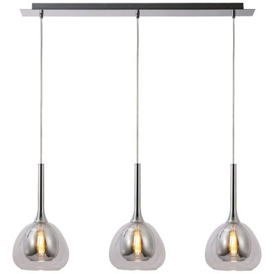 Nowoczesna lampa wisząca chromowana, Emmelien