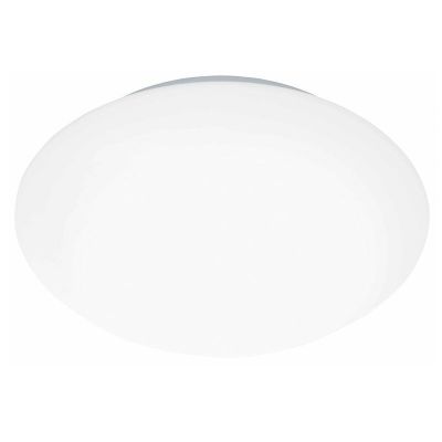 Szklana lampa sufitowa biała, Dara