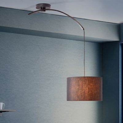 Nowoczesna lampa wisząca nad stół do jadalni czarna, Bernice