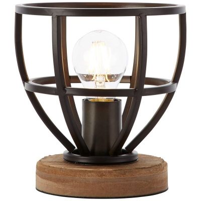 Nowoczesna lampa stołowa czarna, Esmee, z przełącznik