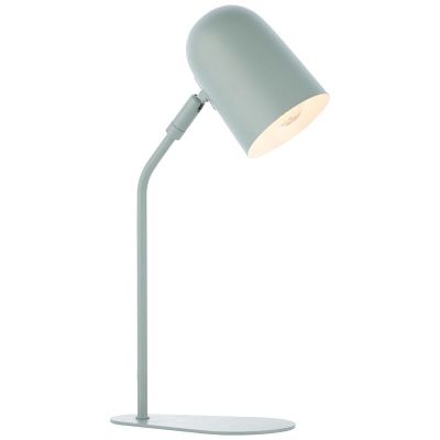 Nowoczesna lampa stołowa zielona, Lukas, z przełącznik