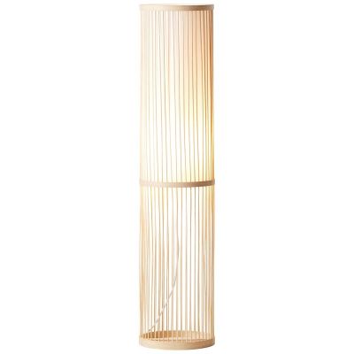 Drewniana lampa stojąca baza, Kayra, z przełącznik