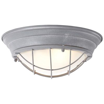 Industrialna lampa sufitowa szara, Aoife