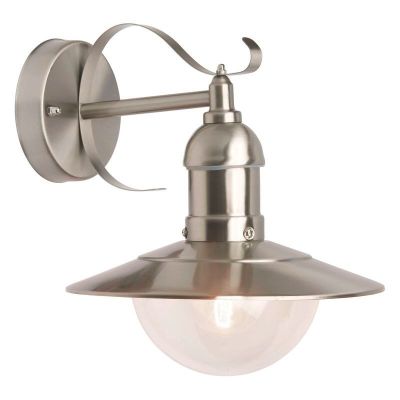 Design lampa zewnętrzna chromowana, Viktória, IP44