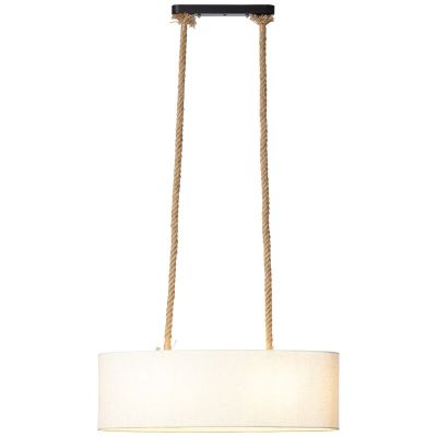 Rustykalna lampa wisząca biała, Boyke