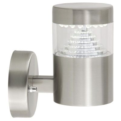 Plastikowa lampa zewnętrzna chromowana, Samuel, 1W, 6500K LED, IP44