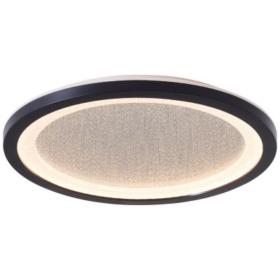 Nowoczesna lampa sufitowa panel LED czarna, Yamal, 16W, 3000K LED