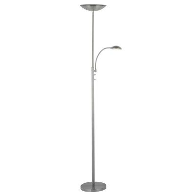 Nowoczesna lampa stojąca chromowana, Elina, 18W, 3000K LED