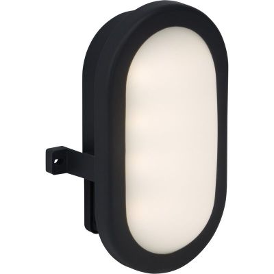Plastikowa lampa zewnętrzna antracytowa, Jeja, 6W, 4000K LED, IP65