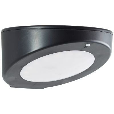 Nowoczesny kinkiet solarny zewnętrzny czarny, Winesh, 3W, 4000K LED, IP44