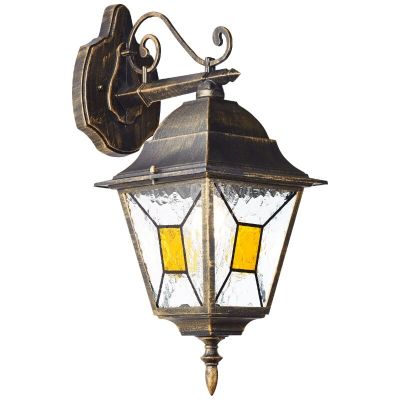 Klasyczna lampa zewnętrzna rdzawa, Levinus, IP44