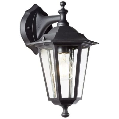 Klasyczna lampa zewnętrzna czarna, Radha, IP44