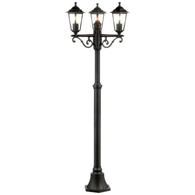 Klasyczna lampa zewnętrzna czarna, Radha, IP44