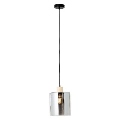 Nowoczesna lampa wisząca szara, Serkan