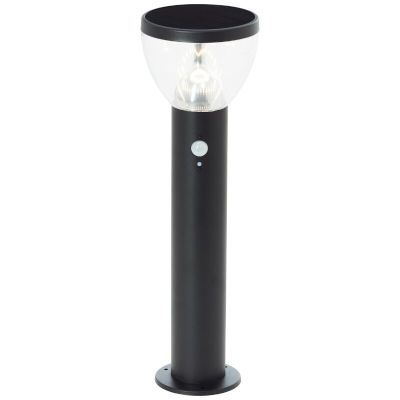 Nowoczesna lampa podłogowa zewnętrzna solarna czarna, Saar, 3W, 3000K LED, IP44