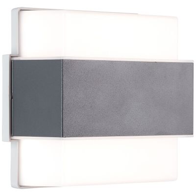 Nowoczesna lampa zewnętrzna antracytowa, Birol, 7W, 4000K LED, IP44