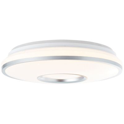 Nowoczesny plafon sufitowy biały, Guled, 24W, regulowany kolor LED, z pilot