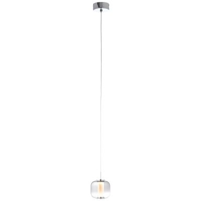 Design lampa wisząca chromowana, Emmely, 7W, 3000K LED